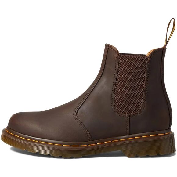 Dr. Martens Unisex 2976 Chelsea Boots EU 42 Womens 10 Mens 9 Brown Leather NIB - Picture 2 of 13